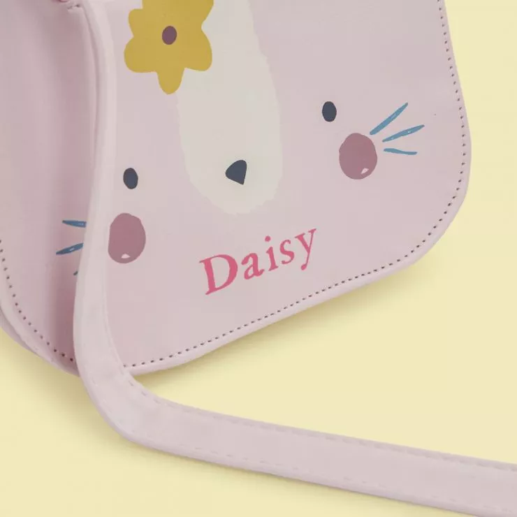 Personalised Pink Bunny Handbag