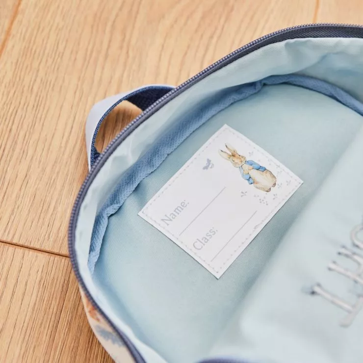 Personalised Blue Peter Rabbit Mini Backpack