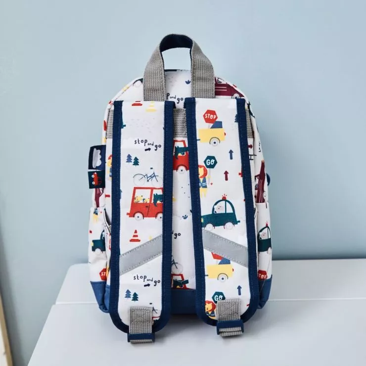 Personalised Transport Print Classic Mini Backpack