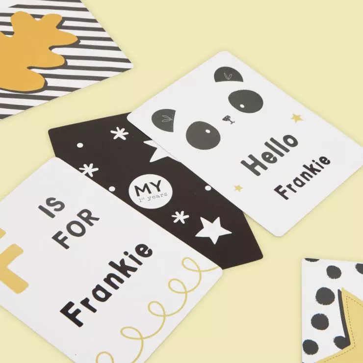 Personalised Baby Sensory Flashcards