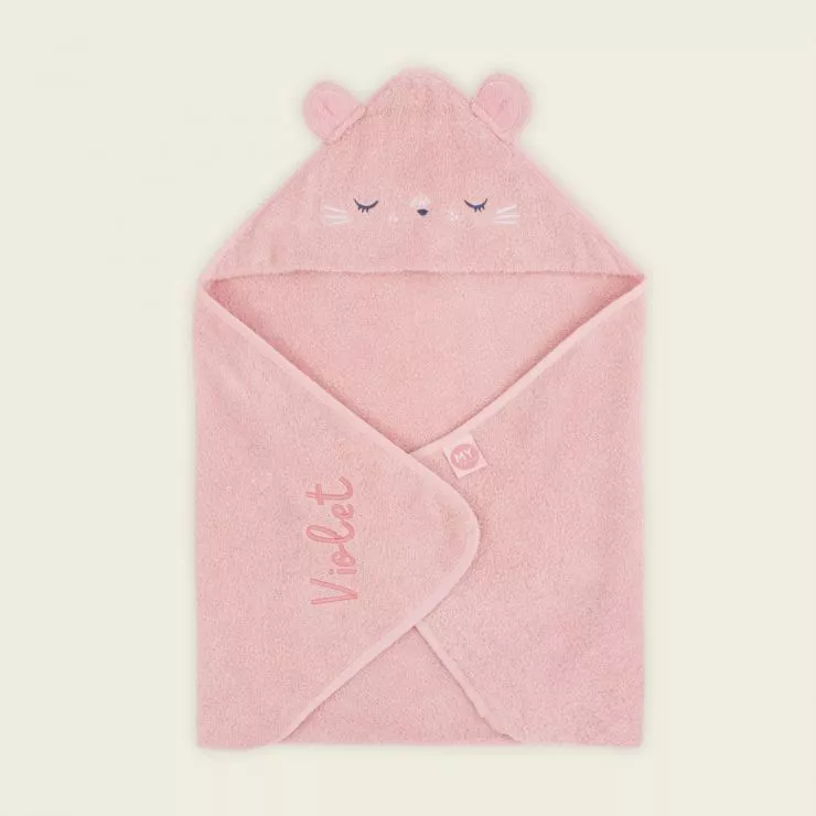 Personalised Mouse Hooded Towel
