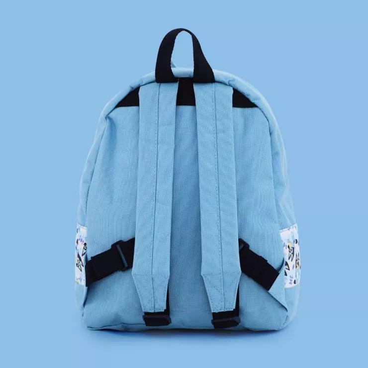 Personalised Bluey Leaf Print Backpack