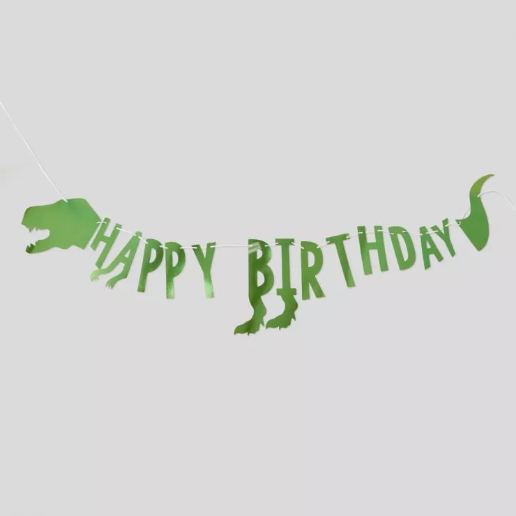 Ginger Ray Dinosaur Happy Birthday Bunting