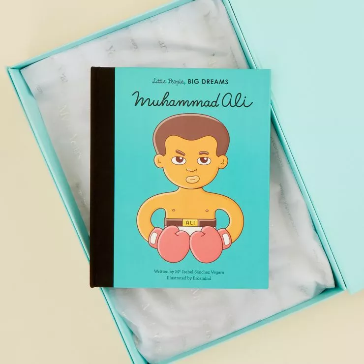 Personalised Little People, Big Dreams Muhammad Ali Book Gift Box