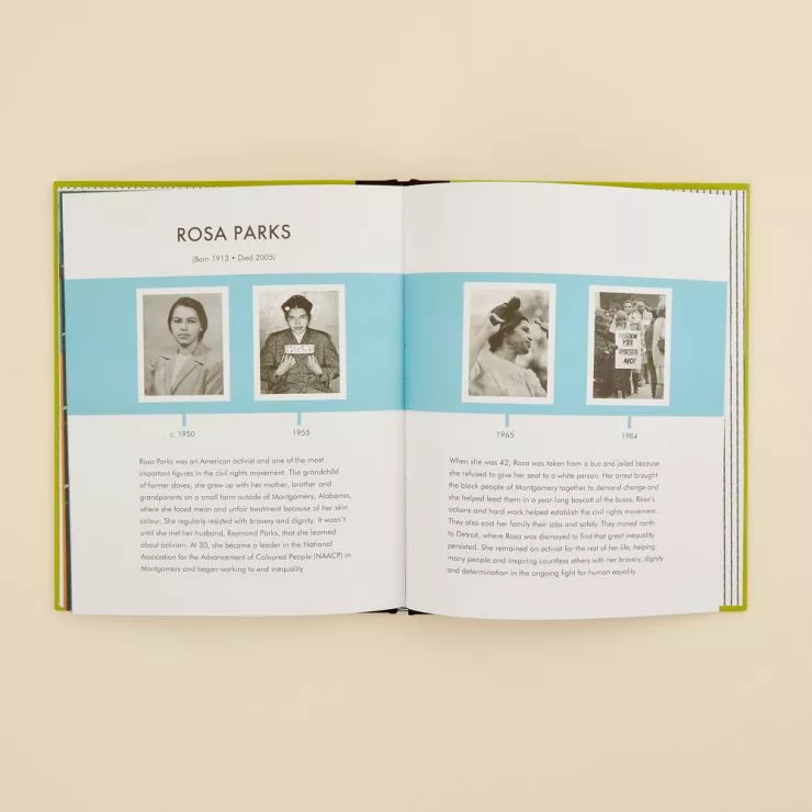 Personalised Little People, Big Dreams Rosa Parks Book Detail 2