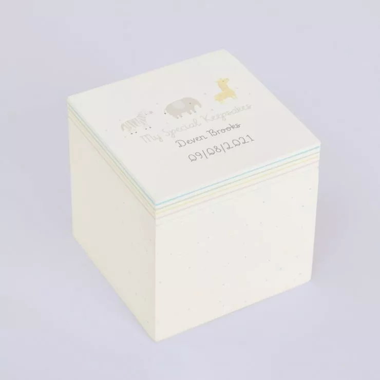 Personalised Welcome To The World Keepsake Box