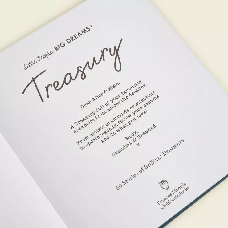 Personalised Little People, Big Dreams Treasury Book