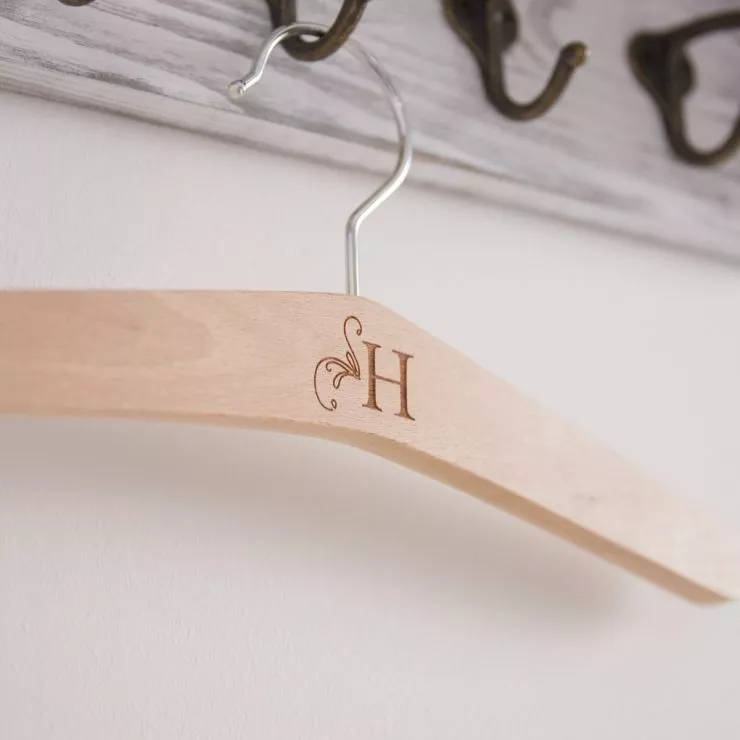Personalised Heritage Wooden Hanger