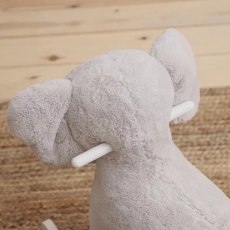 Personalised Grey Elephant Rocker Toy