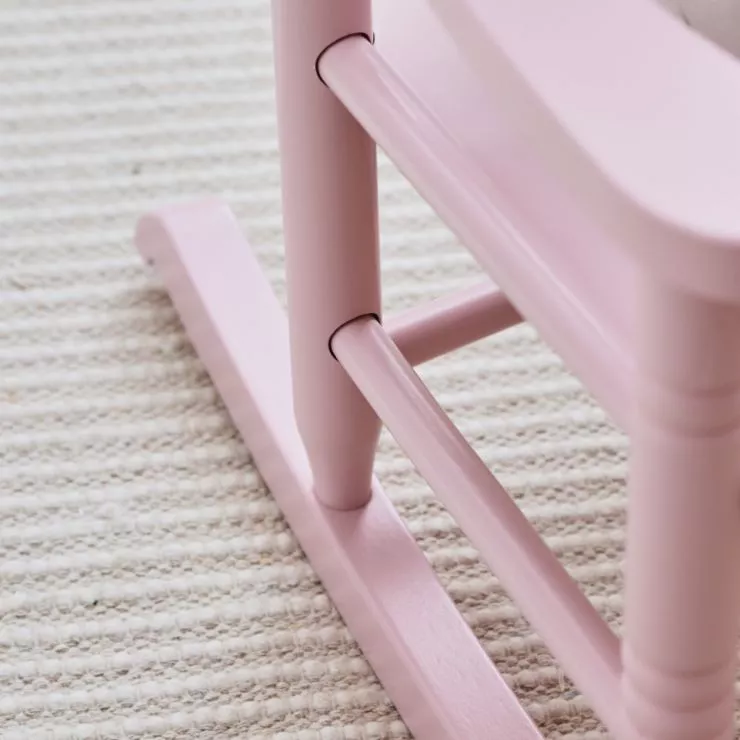 Personalised Pink Star Children's Rocking Chair 