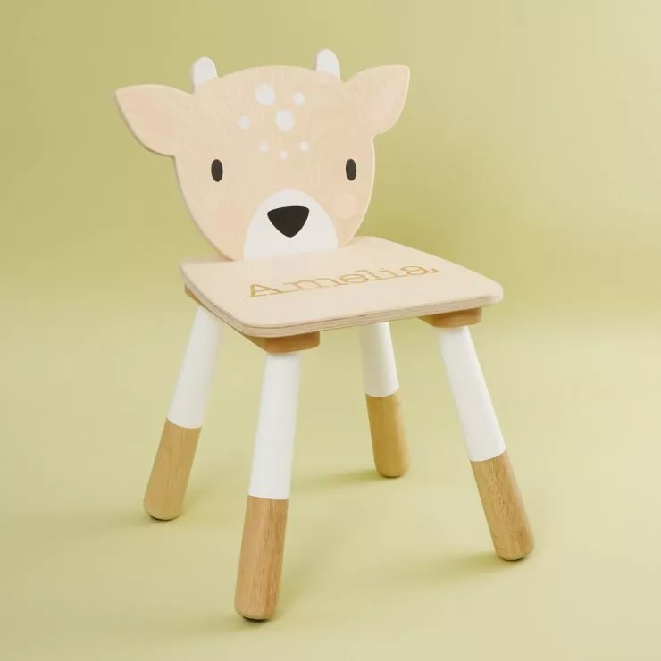 Personalised Deer Design Children's Chair
