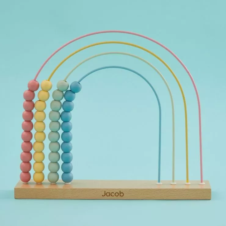 Personalised Wooden Abacus Toy