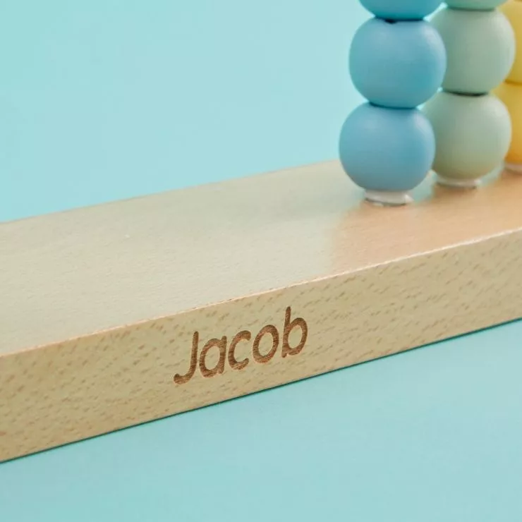 Personalised Wooden Abacus Toy