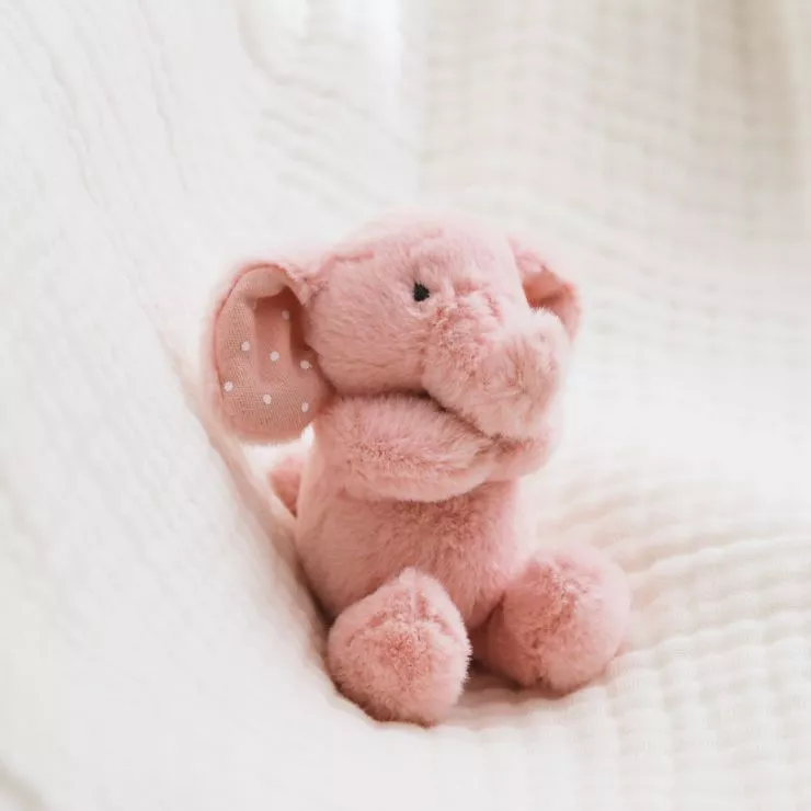 Mini Pink Elephant Soft Toy