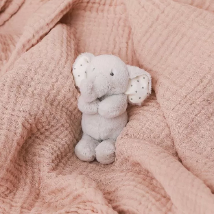 Mini Grey Elephant Soft Toy