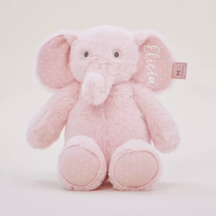 Personalised Pink Splash, Snuggle & Cuddle Gift Set