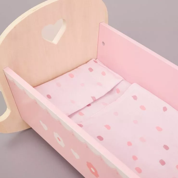 Personalised Doll's Cradle Wooden Toy