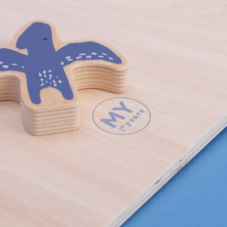 Personalised Wooden Dinosaur Puzzle