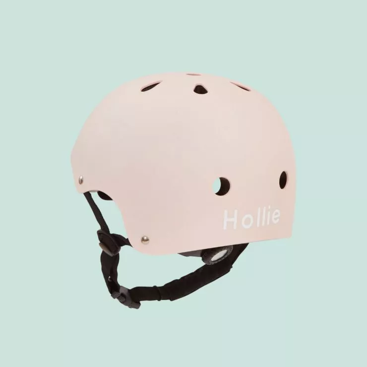Personalised Pink Banwood Classic Bicycle and Helmet
