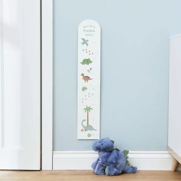 Personalised Dinosaur Wooden Height Chart