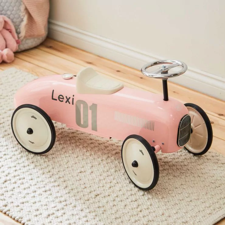 Personalised Pink Vilac Ride On Toy
