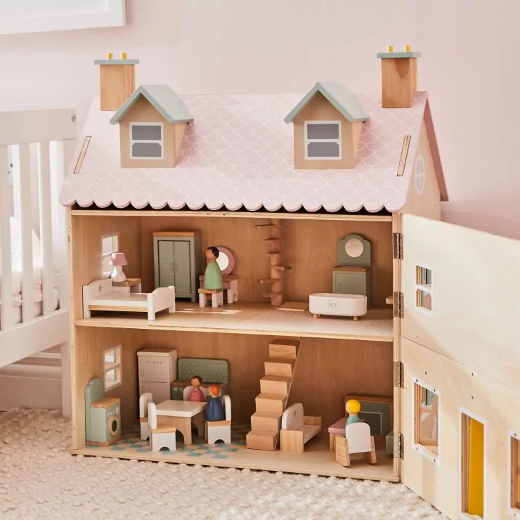 Personalised Colourful Wooden Doll’s House