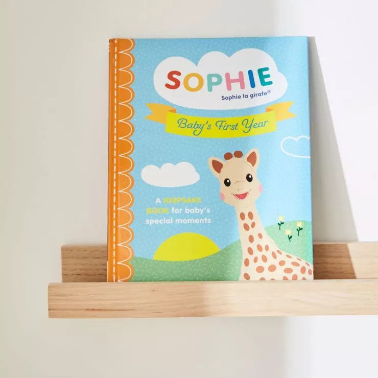 Personalised Sophie la girafe: Baby's First Year: A Keepsake Book for Baby's Special Moments