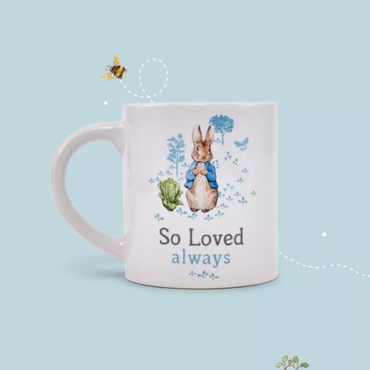 Personalised Peter Rabbit Design Mini Mug