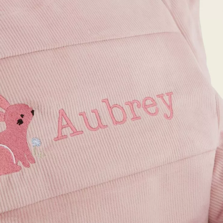 Personalised Pink Bunny Bean Bag Chair