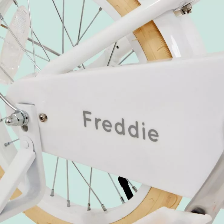 Personalised Banwood Classic Bicycle in White