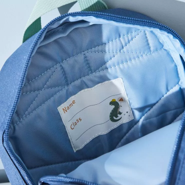 Personalised Dinosaur Digger Design Mini Backpack
