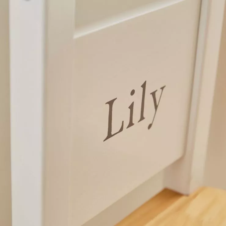 Personalised White Wooden Children’s Chair