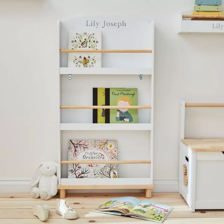 Personalised My 1st Years White Bookcase