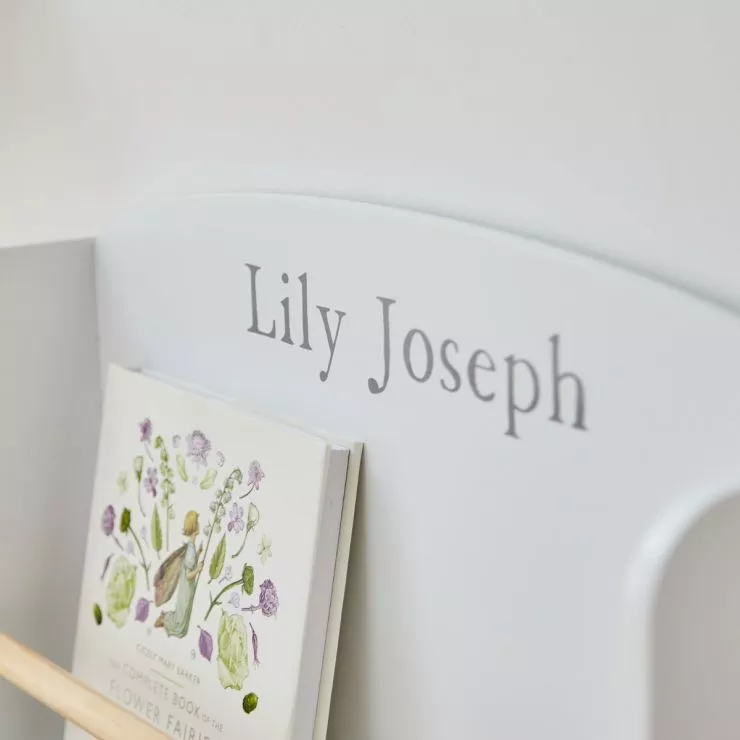 Personalised My 1st Years White Bookcase