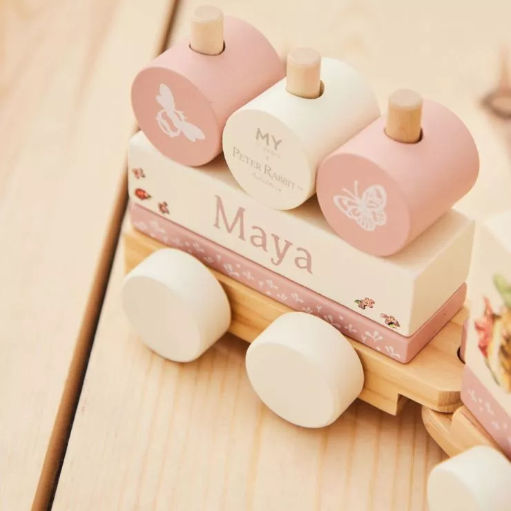 Personalised Flopsy Bunny Pull-Along Train