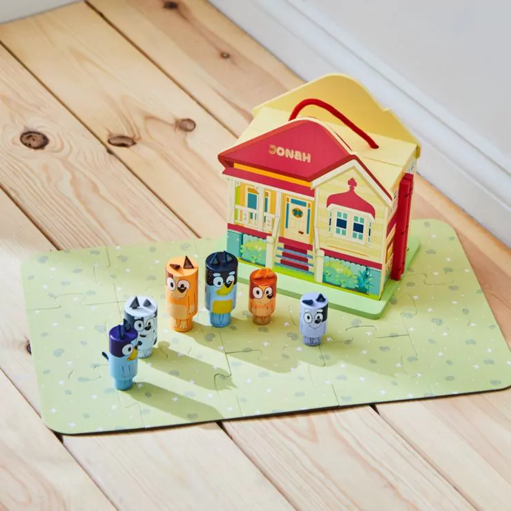 Personalised Bluey House Playset