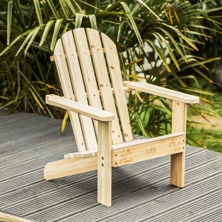 Personalised Peter Rabbit Wooden Deck Chair