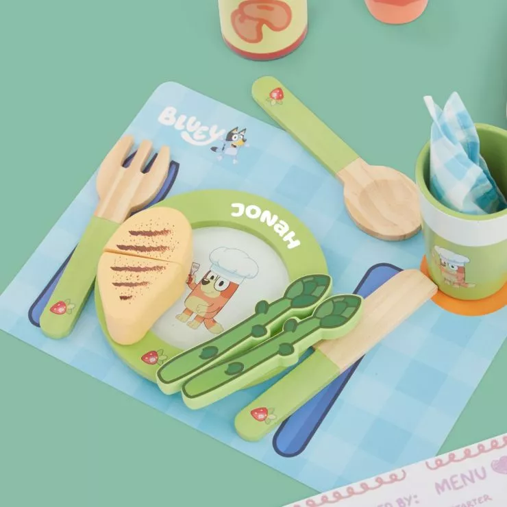 Personalised Dine with Bluey Playset