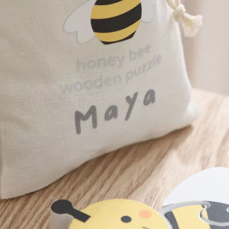 Personalised Bee Wooden Puzzle