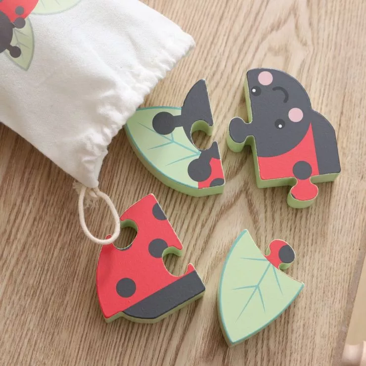 Personalised Ladybird Wooden Puzzle