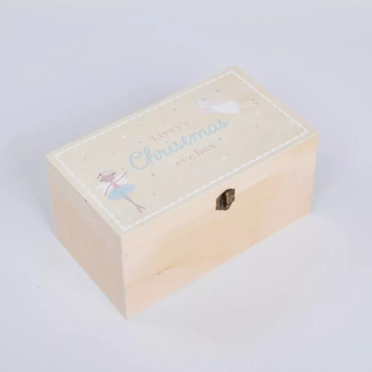 Personalised Pink Christmas Eve Box