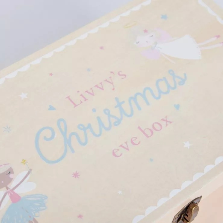 Personalised Pink Christmas Eve Box