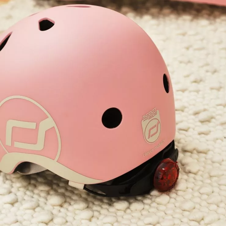 Personalised Scoot and Ride Pink Highway Kick 1 Scooter & Helmet Gift Set
