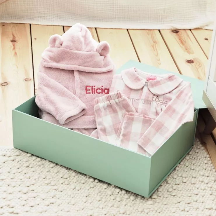 Personalised Pink Essential Bedtime Gift Set
