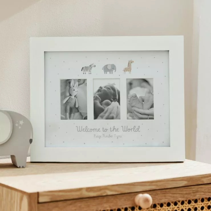 Personalised Welcome to the World Photo Frame
