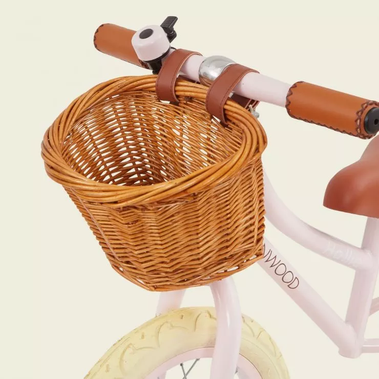 Personalised Pink Banwood First Go Balance Bike and Helmet Gift Set