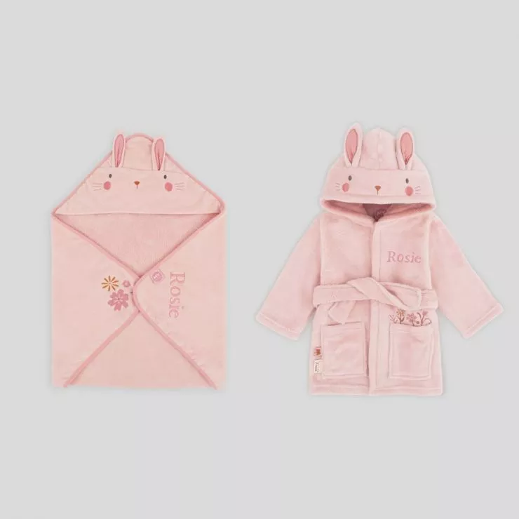 Personalised Bunny Splash and Snuggle Gift Set