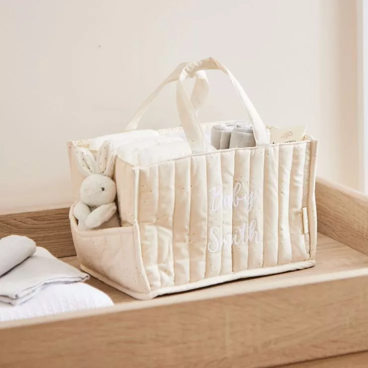 Personalised Avery Row Nappy Caddy